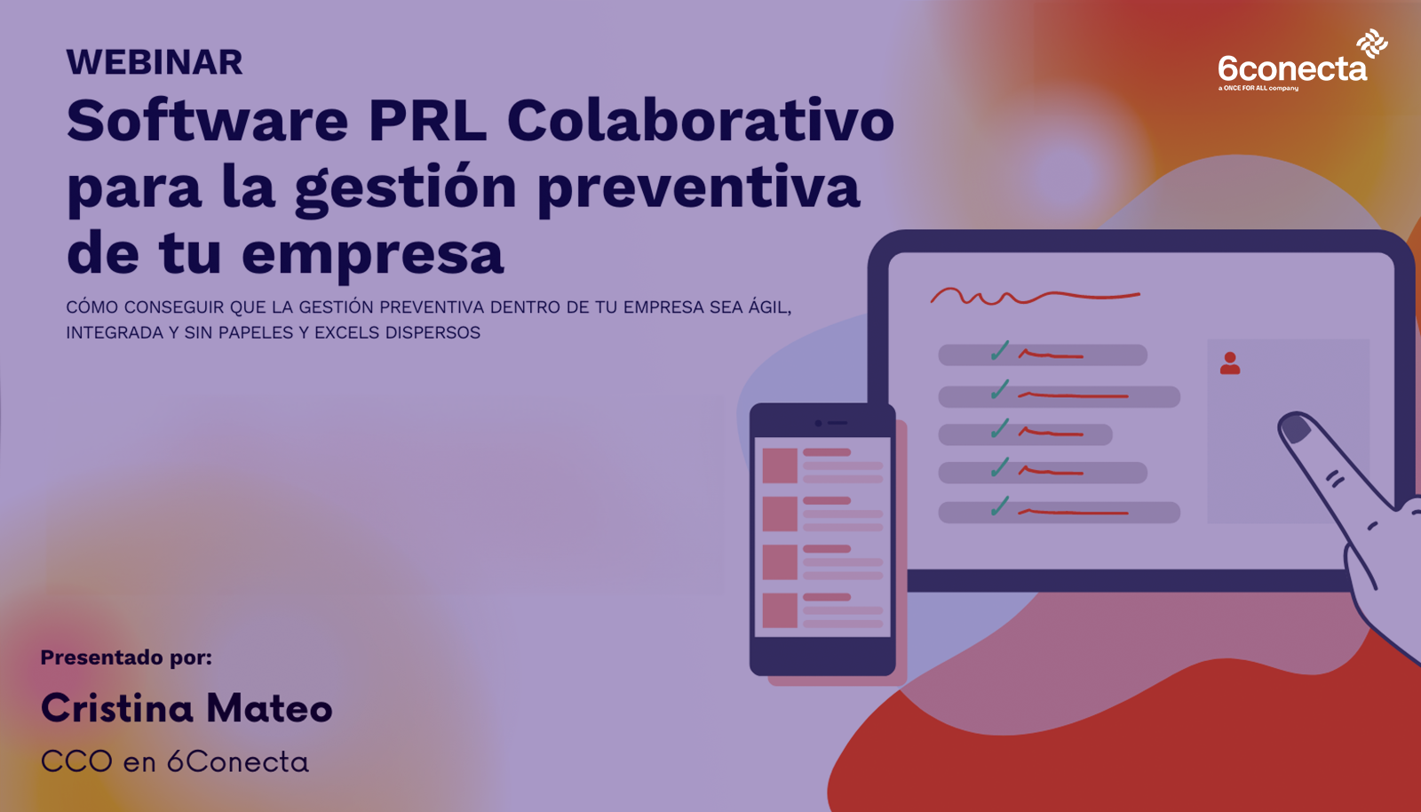 SW PRL carátula WEBINAR - fondo OFA Software PRL Colaborativo para la gestión preventiva de tu empresa